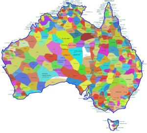 australia aboriginal tribes map