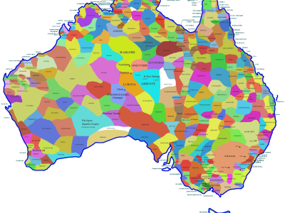 australia aboriginal tribes map